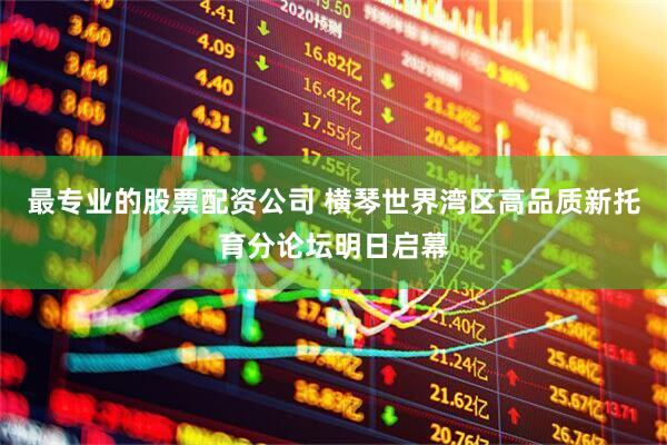 最专业的股票配资公司 横琴世界湾区高品质新托育分论坛明日启幕